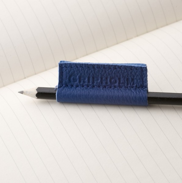 Gripholm | 2er Set Blau-Gelb | Stiftmanschetten aus Leder