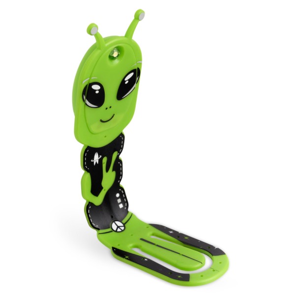 Flexilight Pals - Aliens Grün | LED Leselampe & Lesezeichen