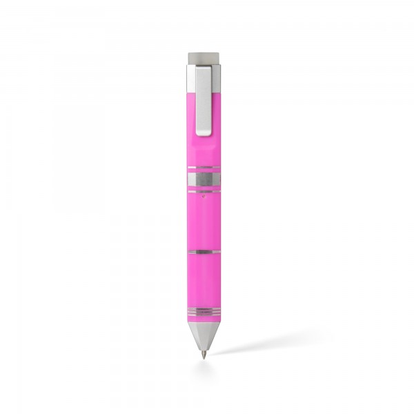 Pen Bookmark Pink&amp;Silber - Stift und Lesezeichen in einem